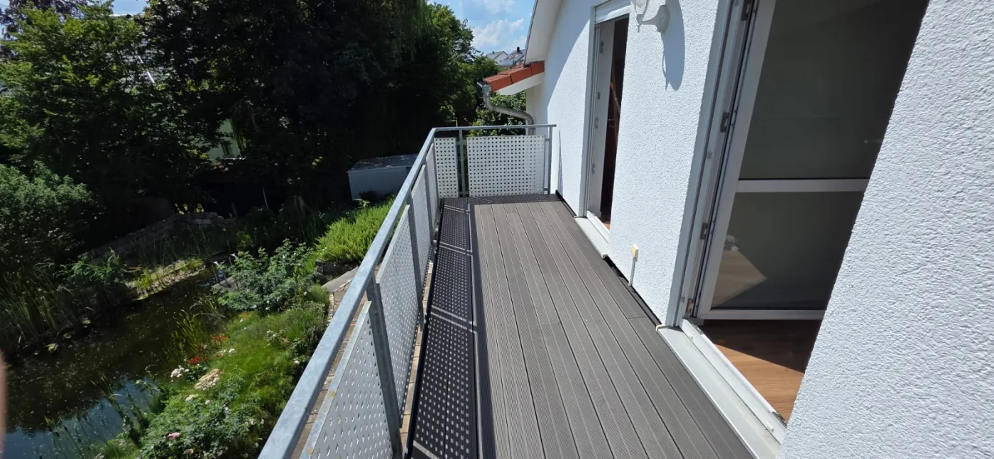 Nachher: Balkon Bodenbelag verlegt Göppingen – Maler Wildstein